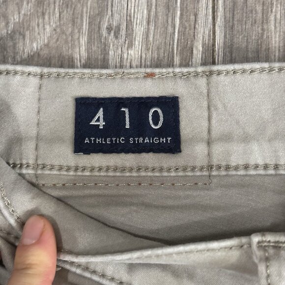 Lucky Brand 410 Athletic Straight Pants Mens 34x30 Beige Stretch Chino Casual - Picture 13 of 16